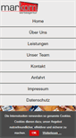 Mobile Screenshot of markom-werbeagentur.de